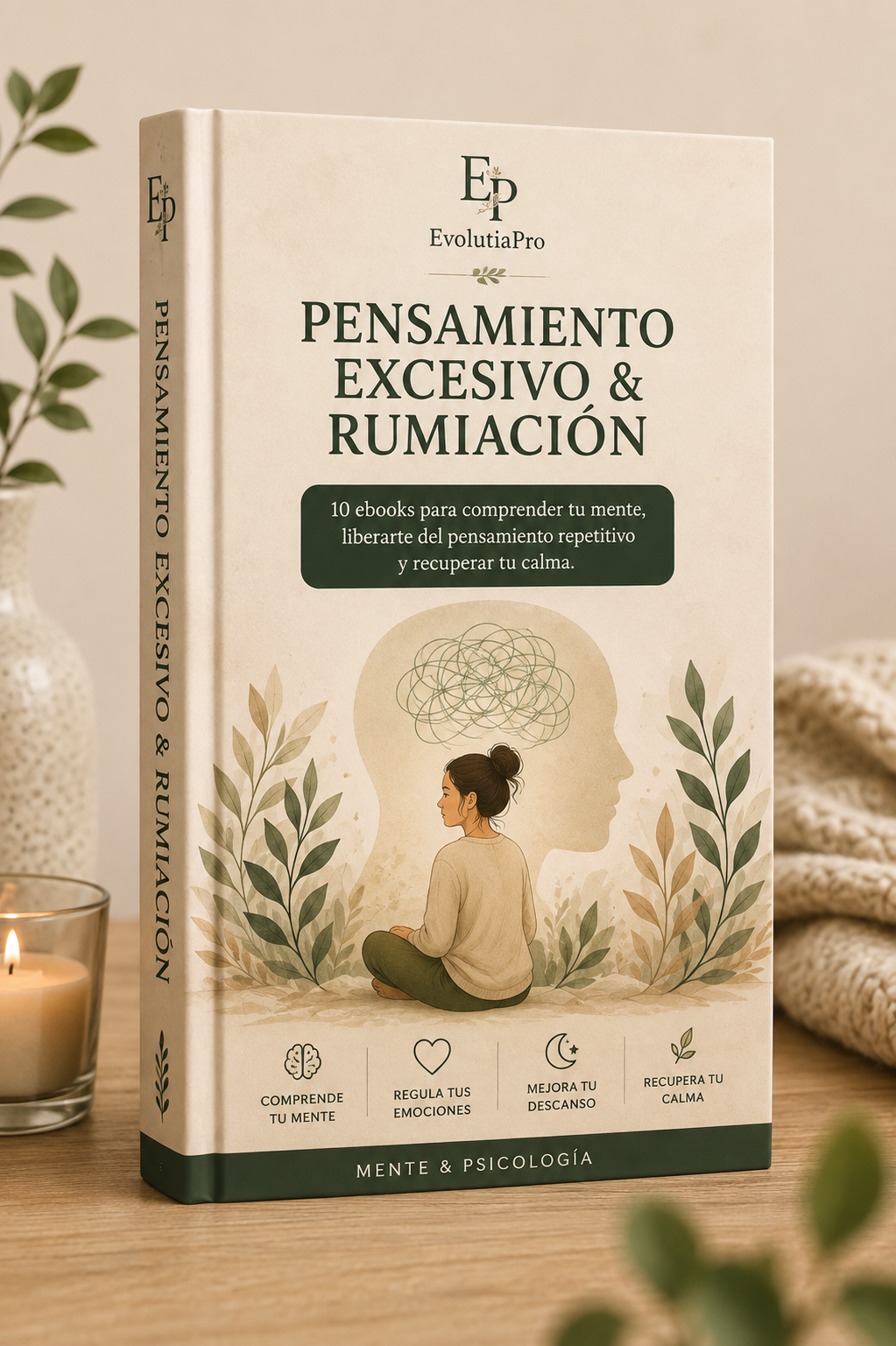Pack Pensamiento Excesivo & Rumiación | 10 ebooks para comprender tu mente y recuperar la calma