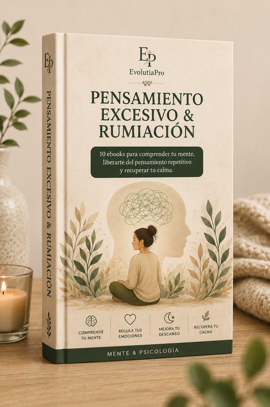 Pack Pensamiento Excesivo & Rumiación | 10 ebooks para comprender tu mente y recuperar la calma
